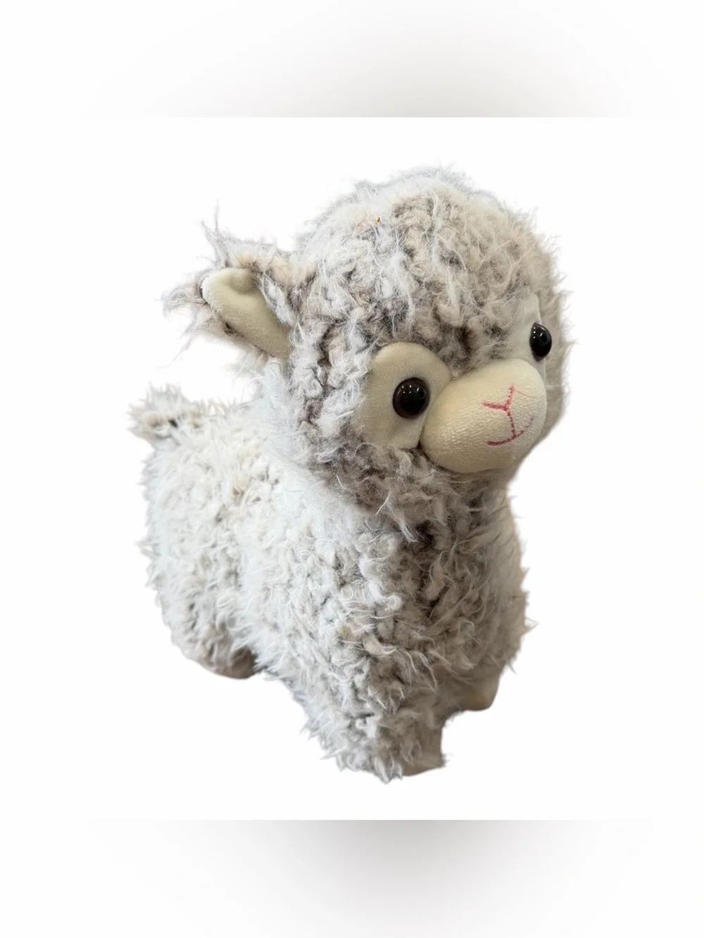 Stuffed Animal Gray Llama